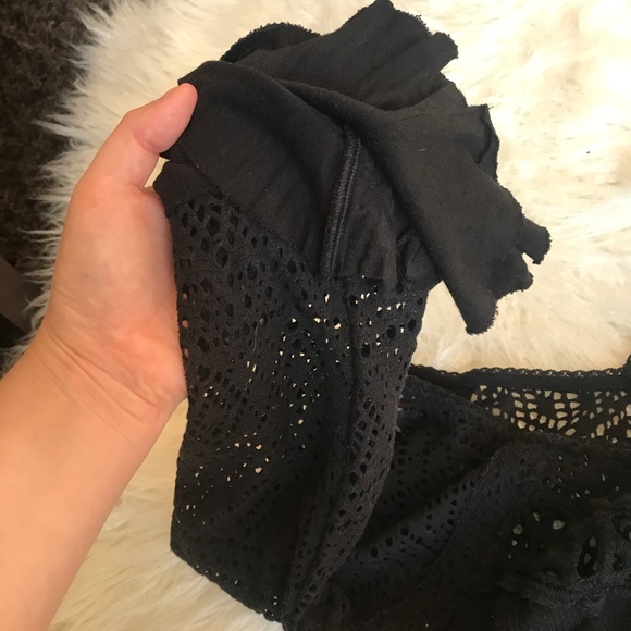 FREE PEOPLE | City Girl Dress Black Crochet Dress - Picture 7 of 10